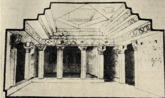 2. Общий вид интерьера гробницы 'Анак №3'. Реконструкция